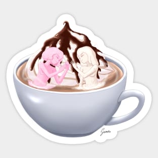 Hot Chocolate Marshmallows Sticker